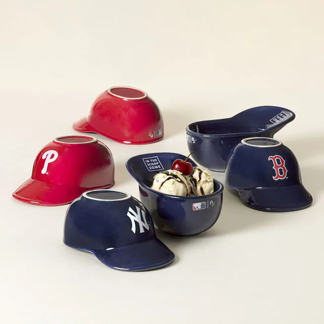 Baseball Ice Cream Helmets